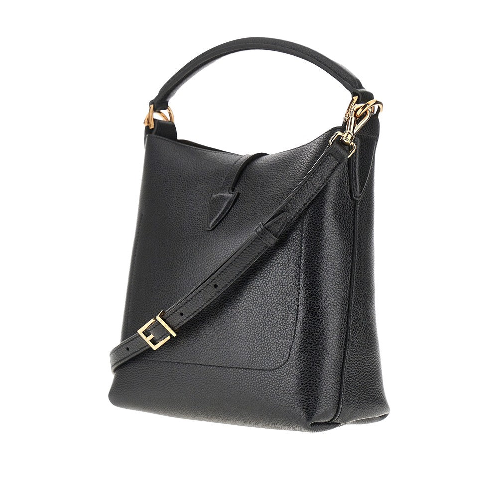 Leather mini 'T Timeless' bucket bag