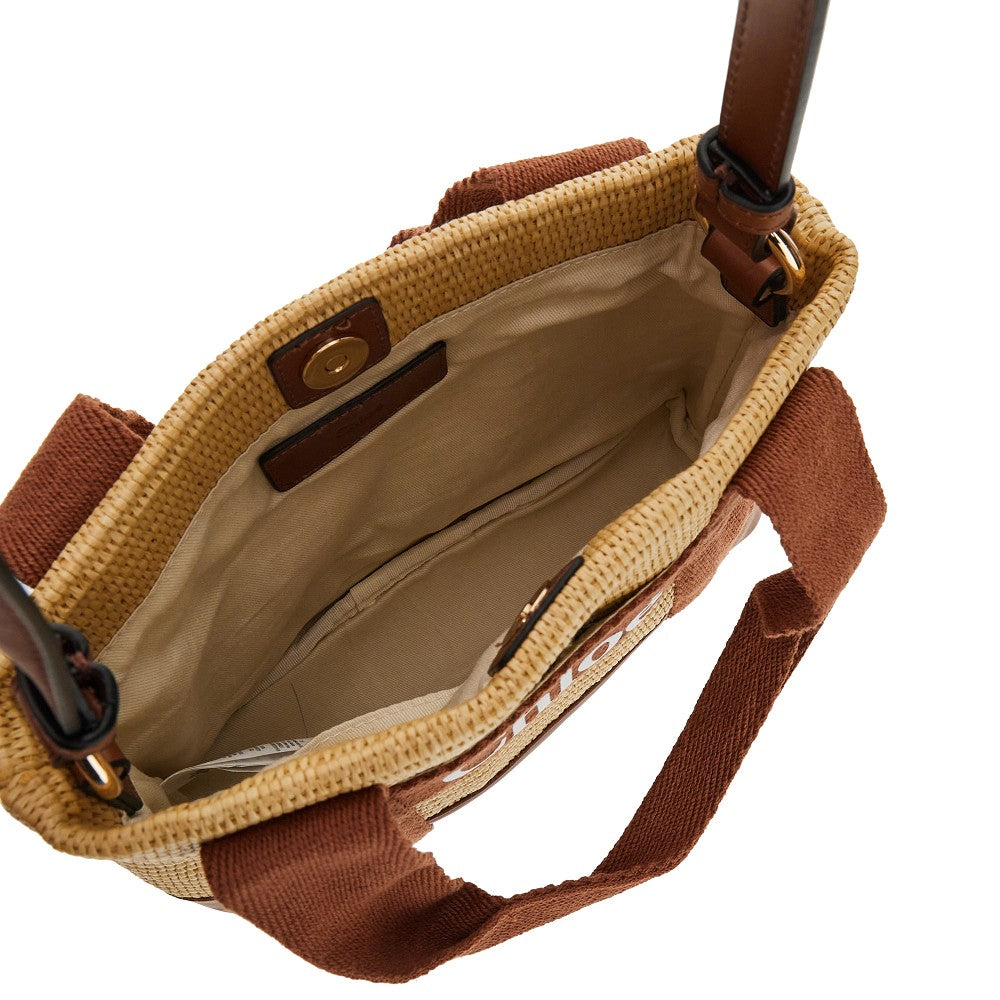 Borsa Kids in rafia intrecciata