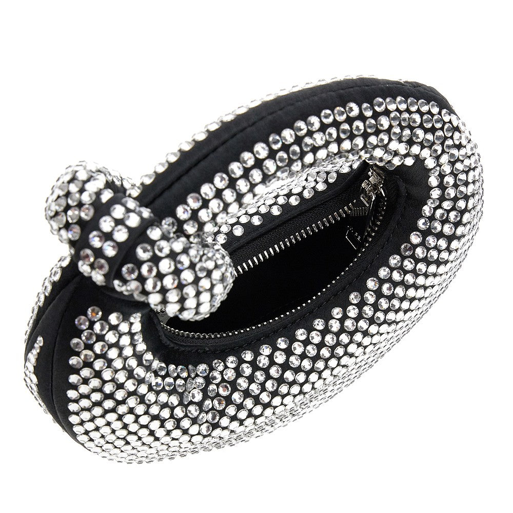 'Abacus' mini bag with rhinestones