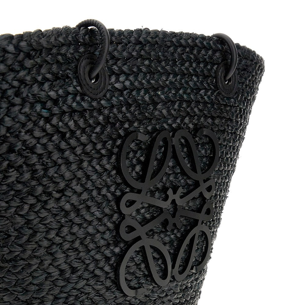 Basket bag 'Anagram' in rafia