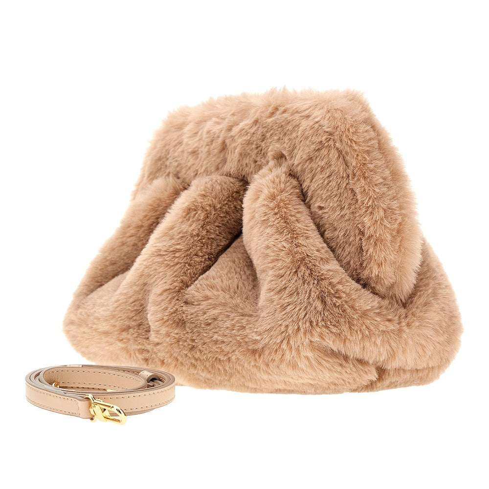 Clutch 'Tia' in eco pelliccia