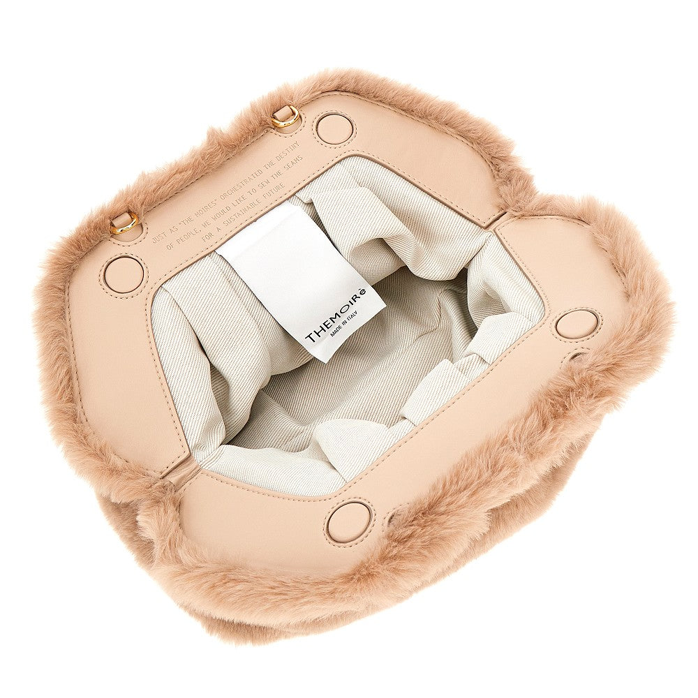 Clutch 'Tia' in eco pelliccia