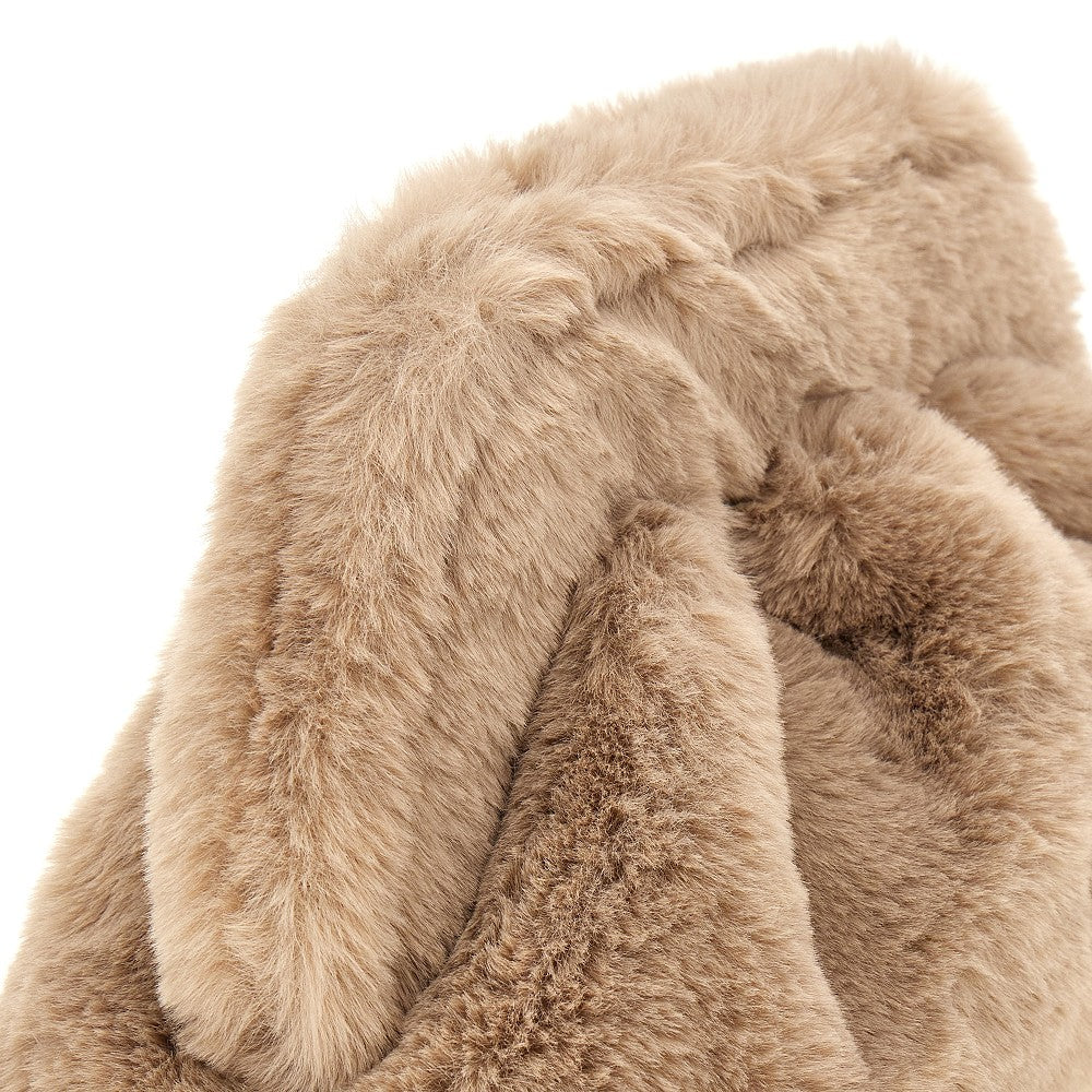 Clutch 'Tia' in eco pelliccia