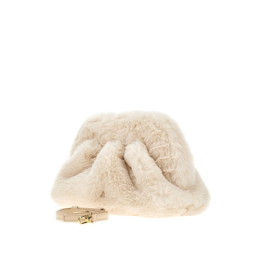 Eco fur 'Tia' clutch
