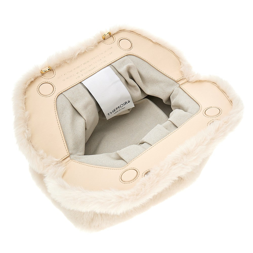 Eco fur 'Tia' clutch