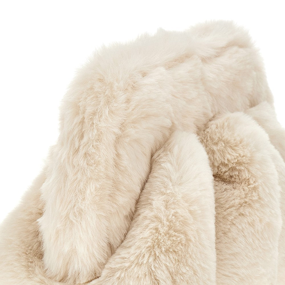 Eco fur 'Tia' clutch