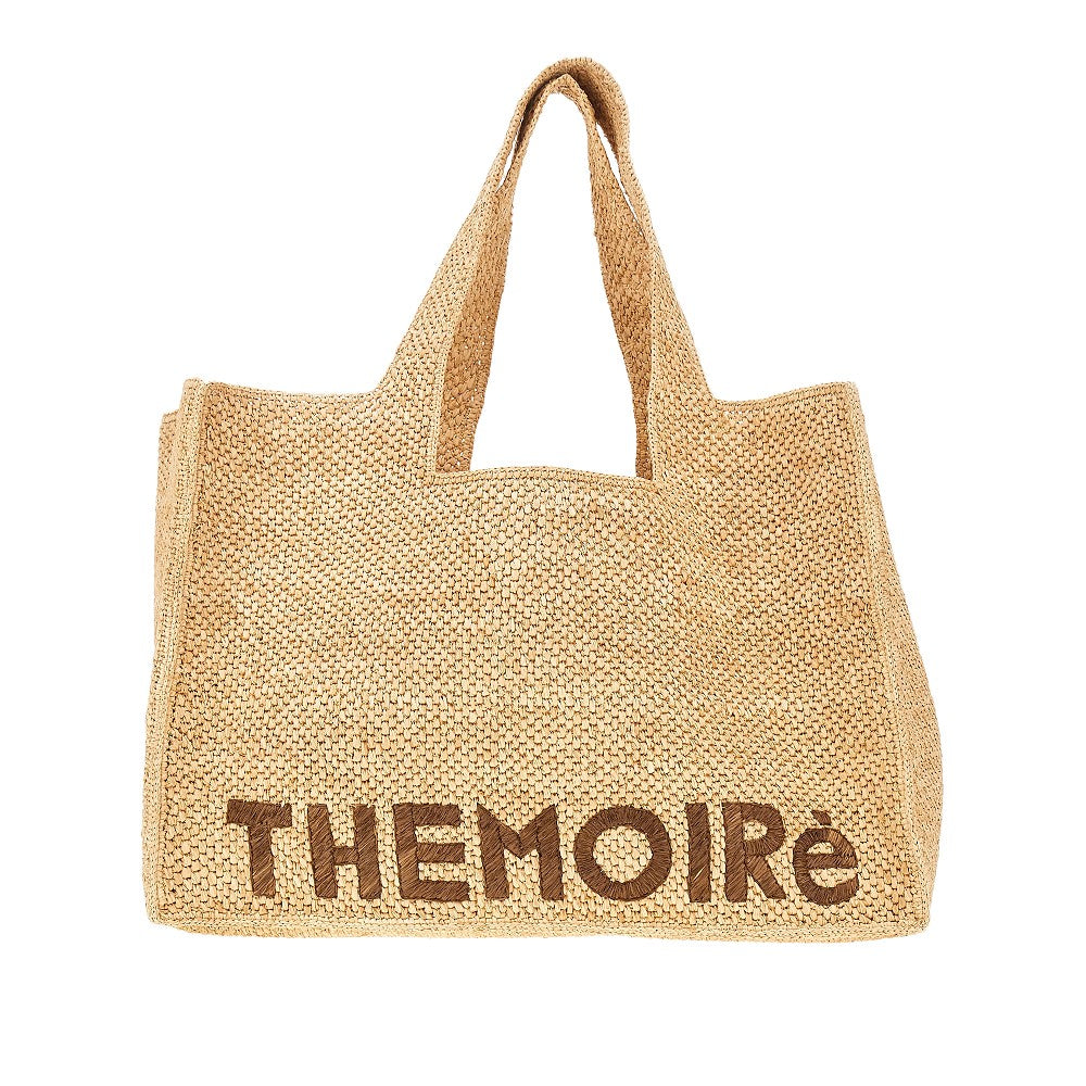 Maxi tote bag 'Morea' in rafia sintetica