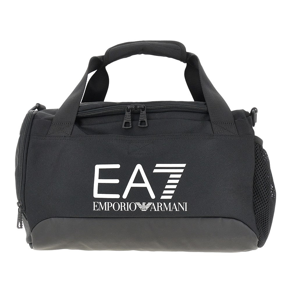 Technical canvas small duffle bag