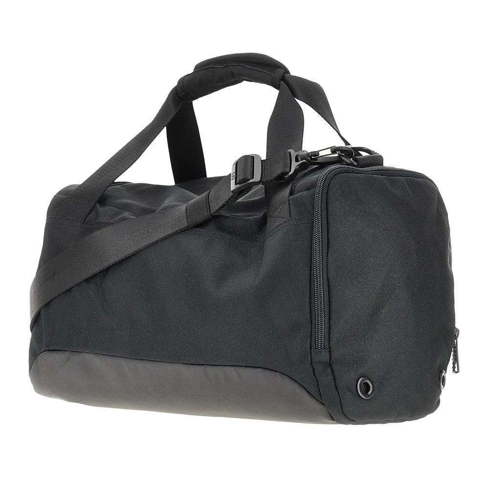 Technical canvas small duffle bag