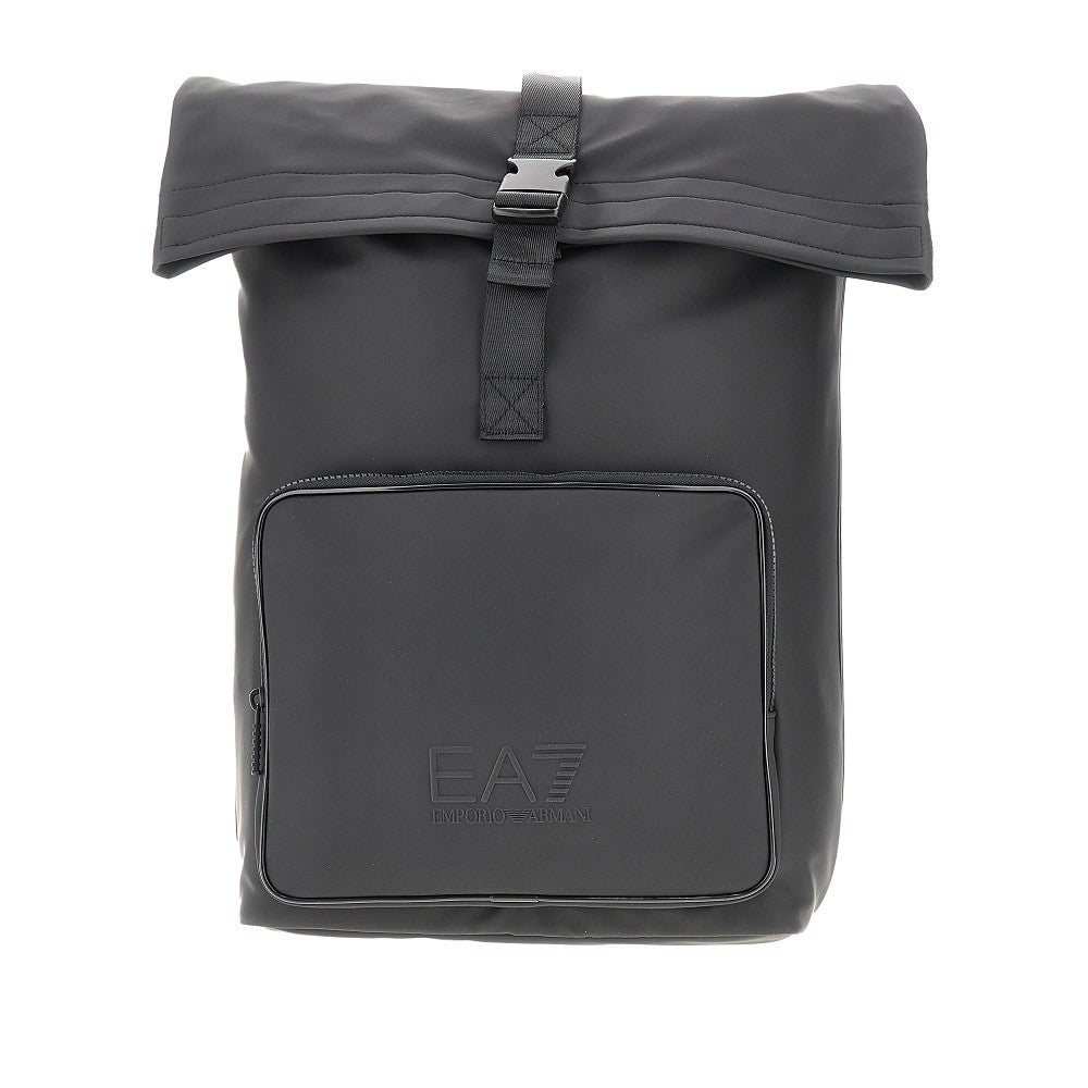 Coated fabric backpack