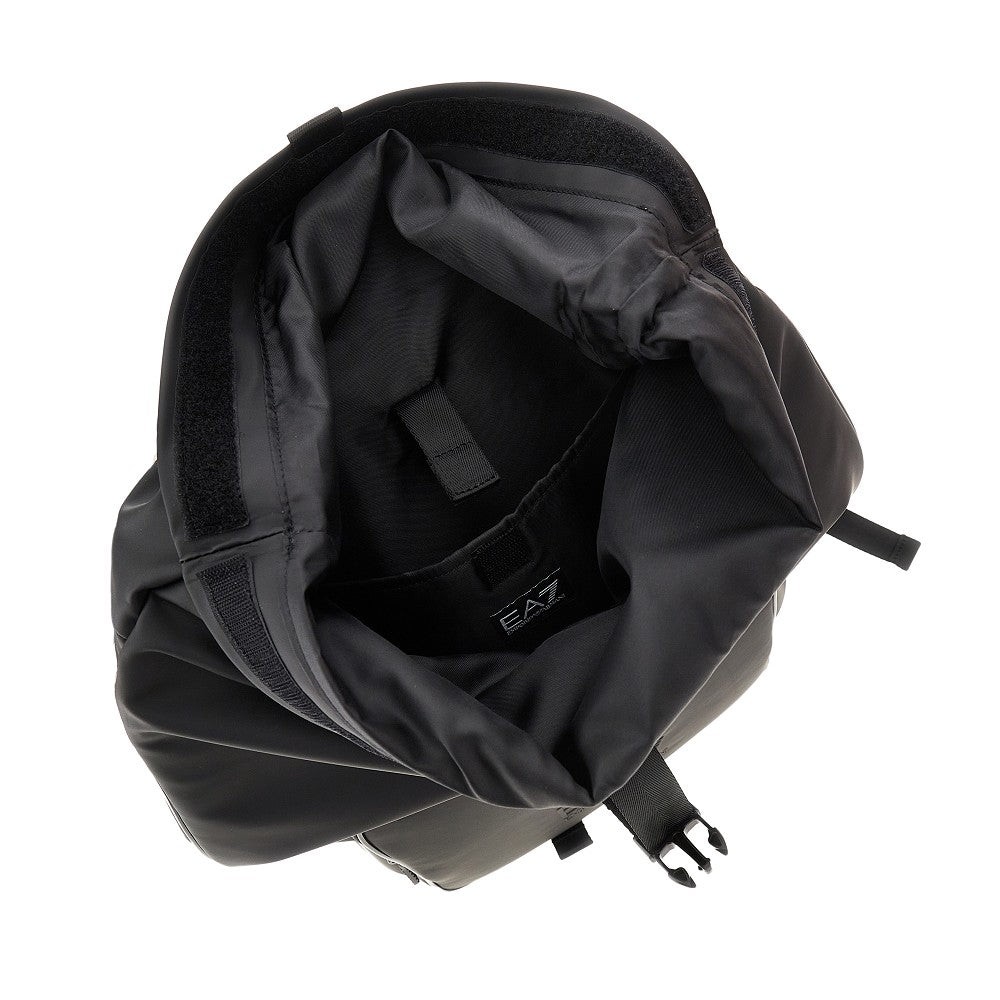 Coated fabric backpack