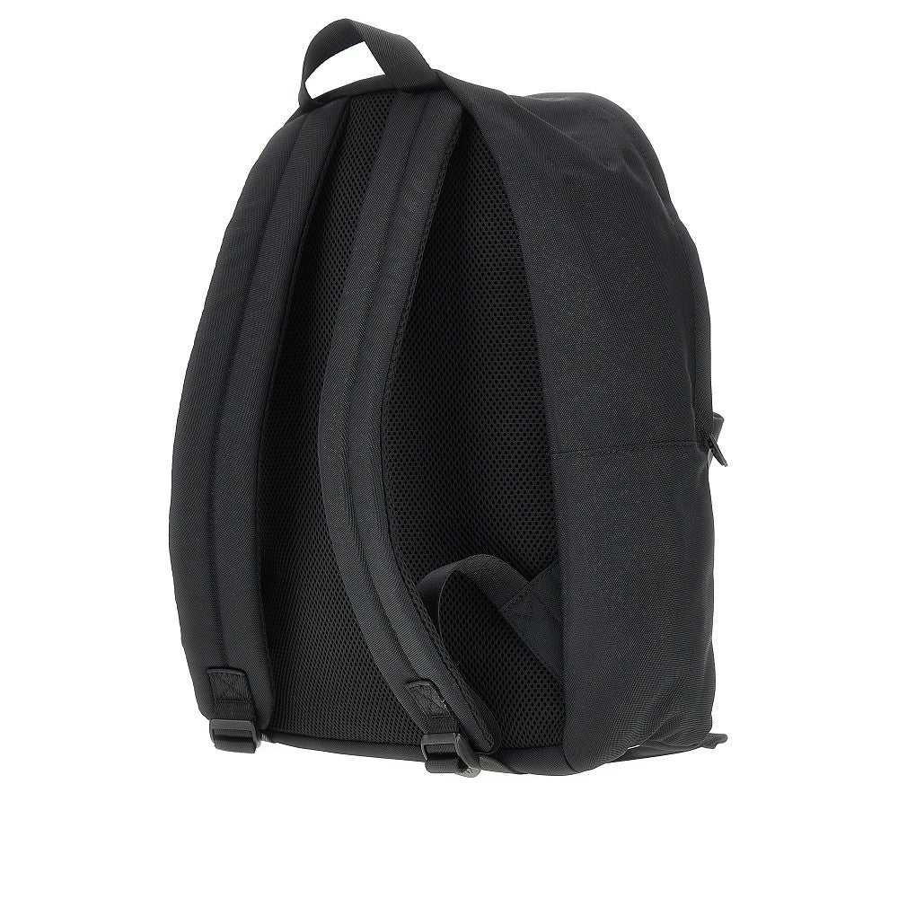 Canvas backpack with logo print