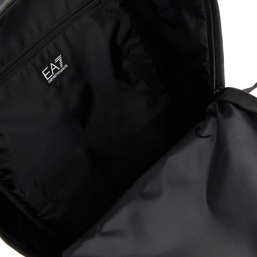 Canvas backpack with logo print