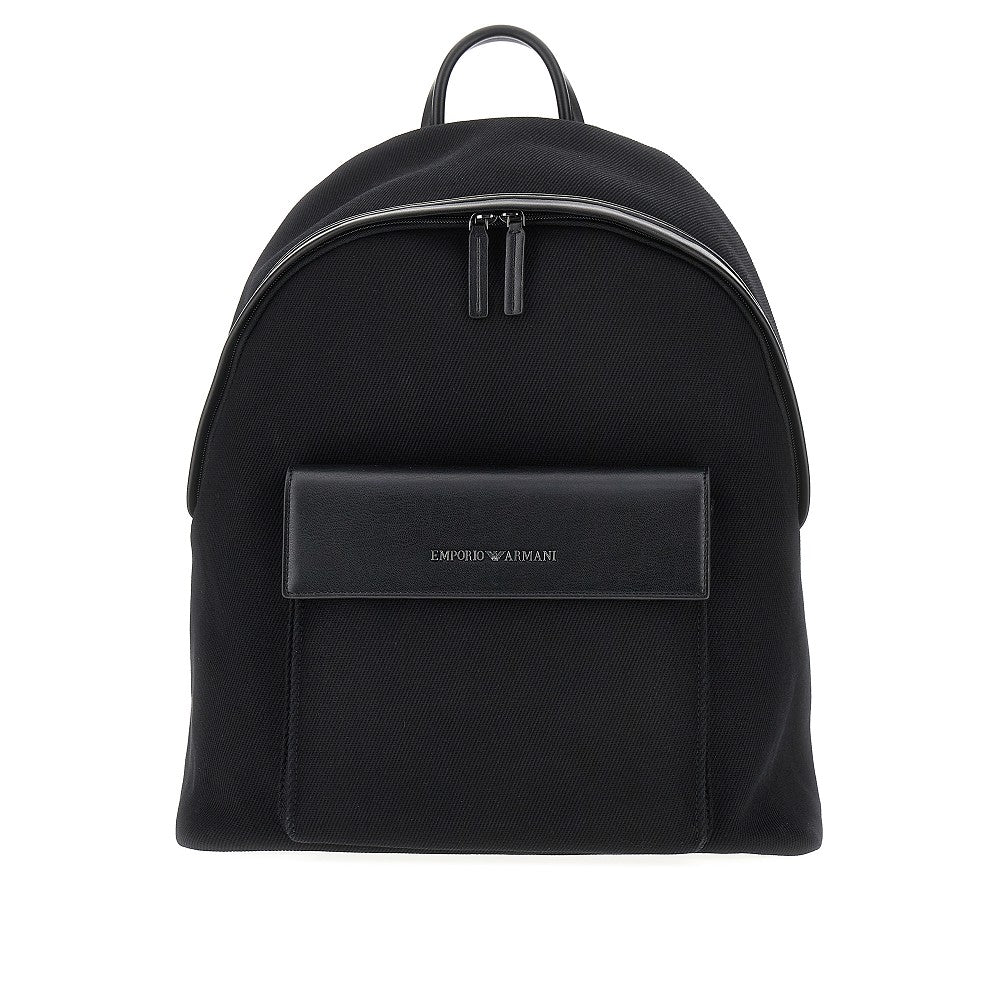 Cotton gabardine backpack