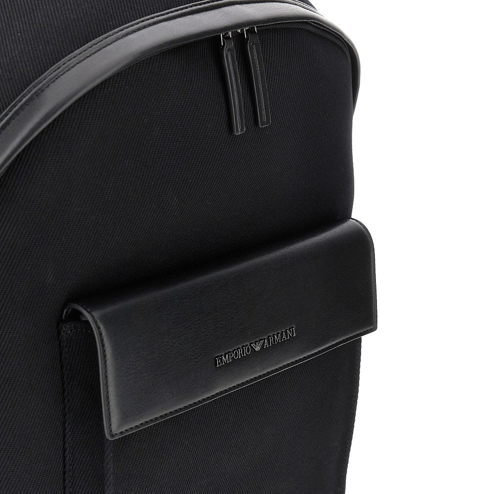 Cotton gabardine backpack