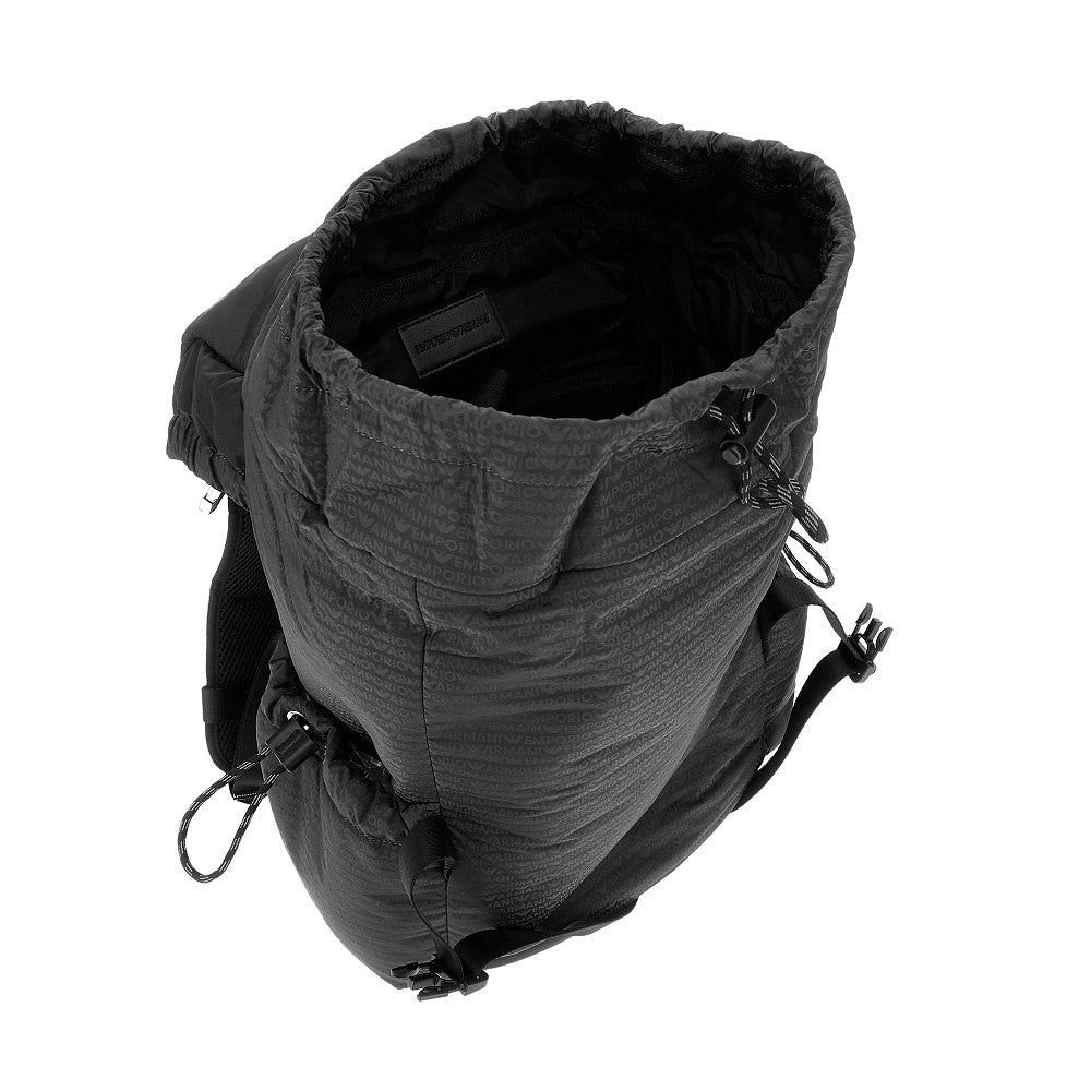 Zaino in nylon jacquard logato