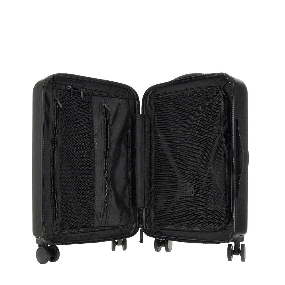 Trolley da cabina in ABS e finta pelle