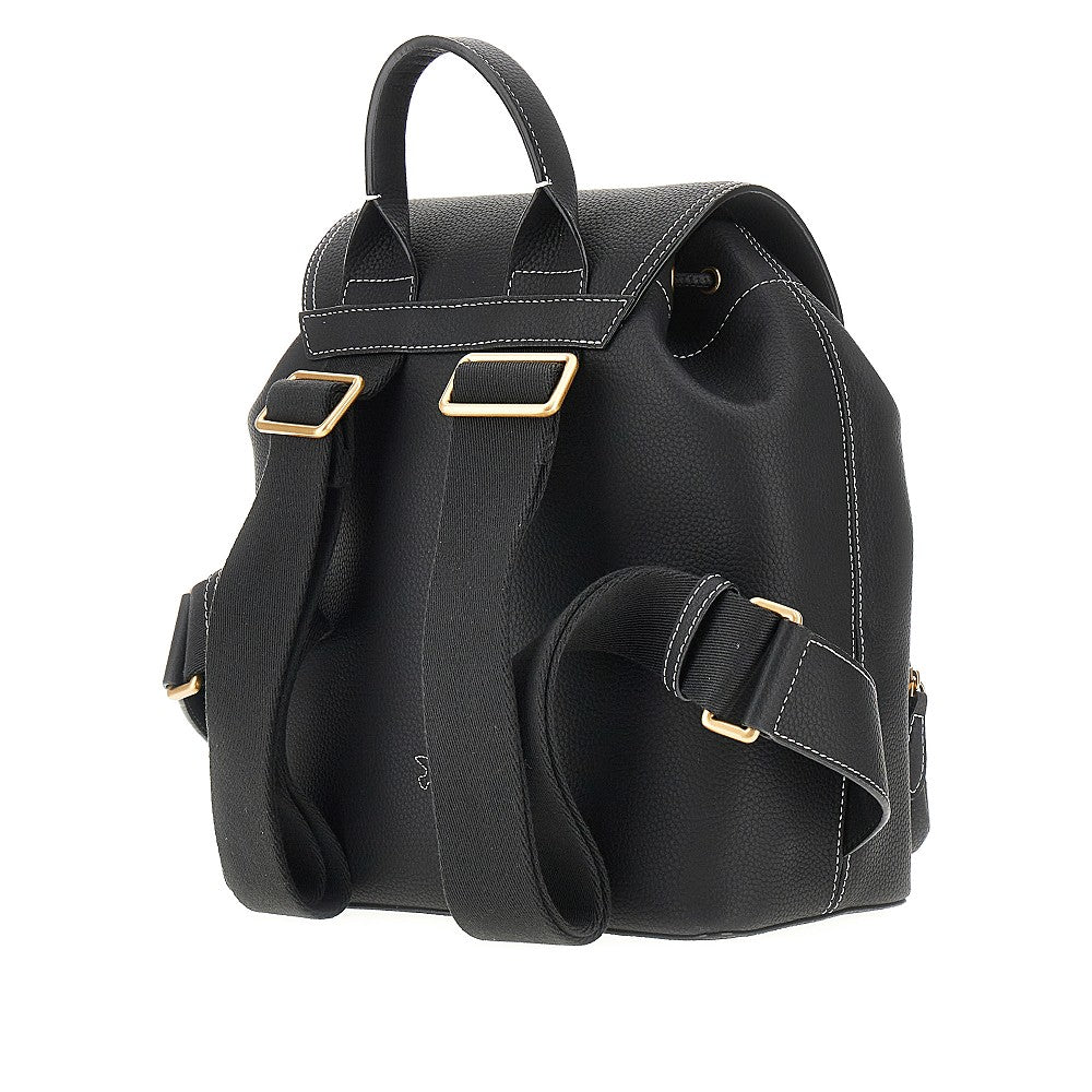 Zaino in pelle bottalata con ricamo Love Bird