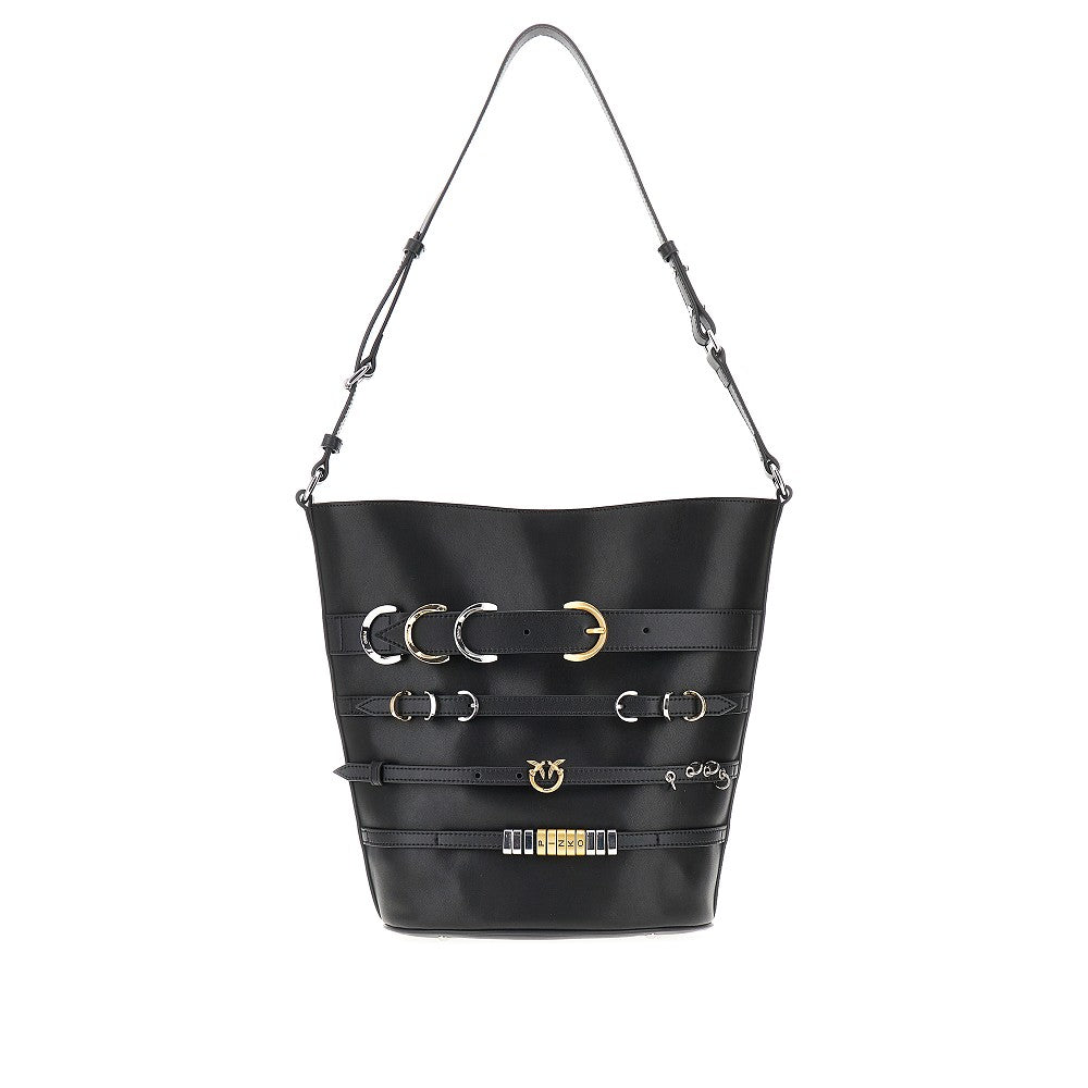 Large Bucket bag with straps