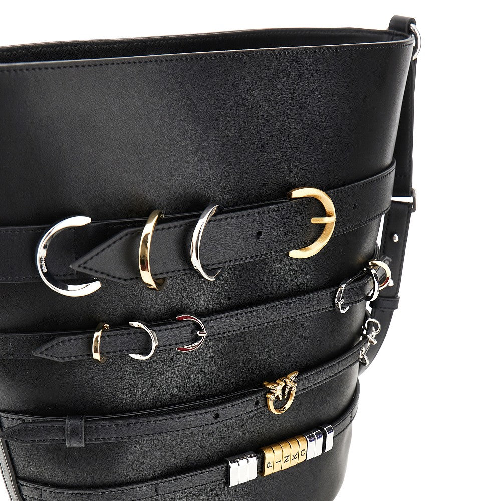 Large Bucket bag with straps