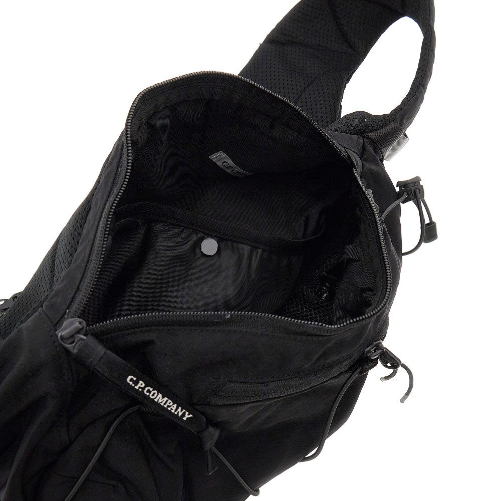 Nylon B crossbody backpack