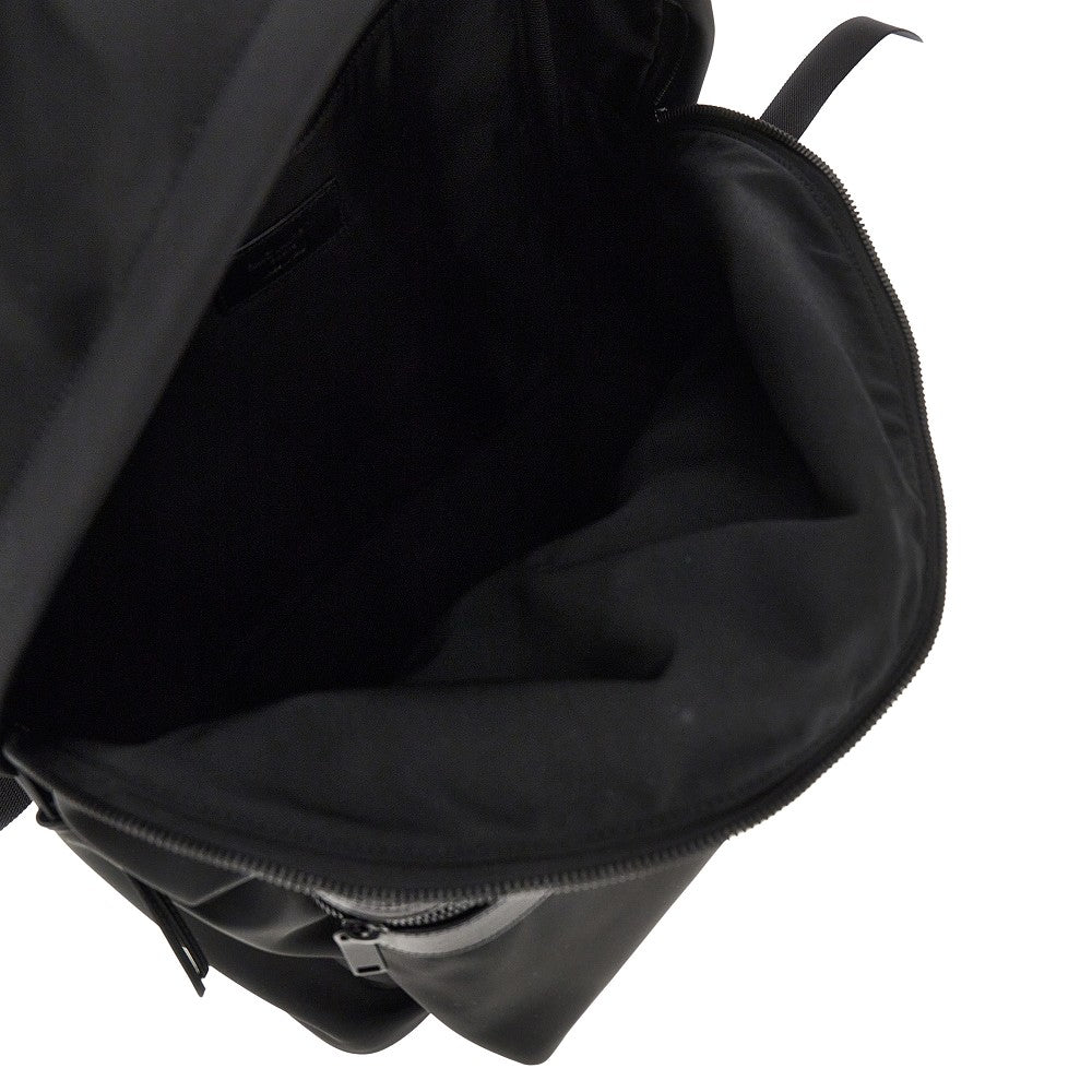 Zaino 'City' in nylon con finiture in pelle