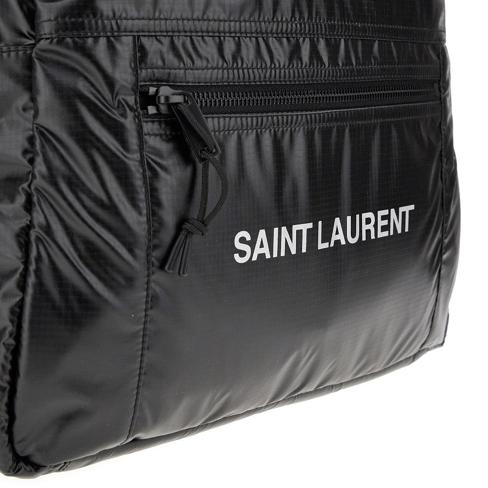 Shiny ripstop nylon backpack