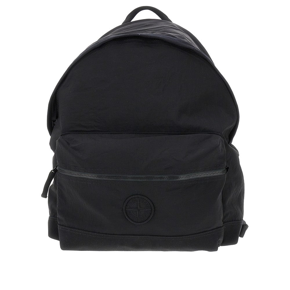 Econyl backpack with logo embroidery