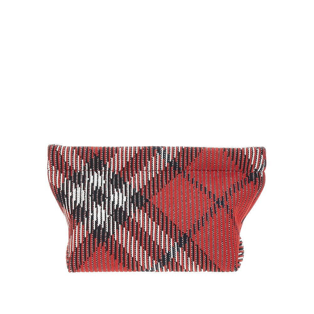 Pochette in maglia Check