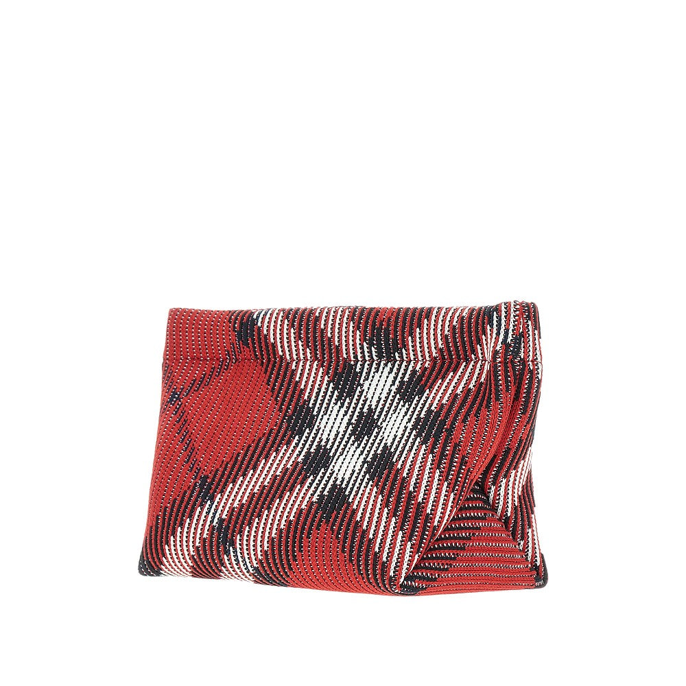 Pochette in maglia Check