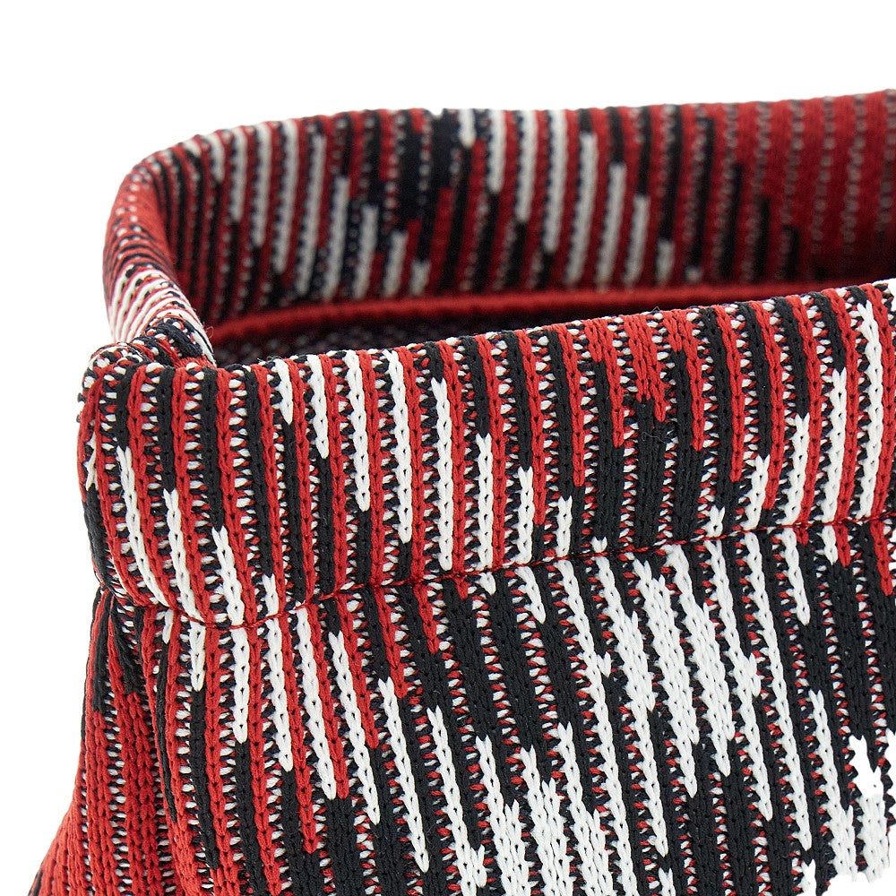 Pochette in maglia Check