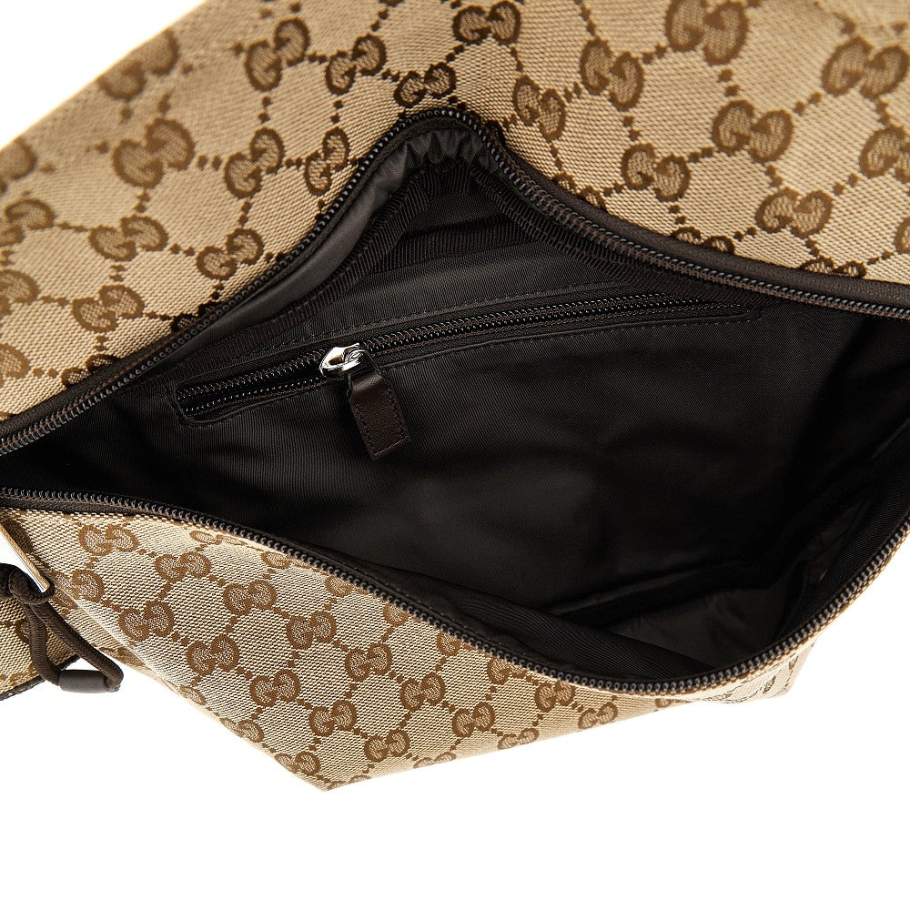 GG fabric big belt bag
