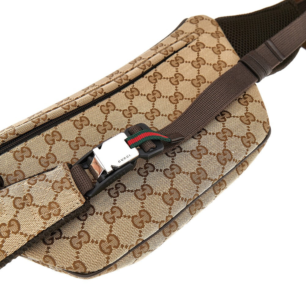 GG fabric big belt bag