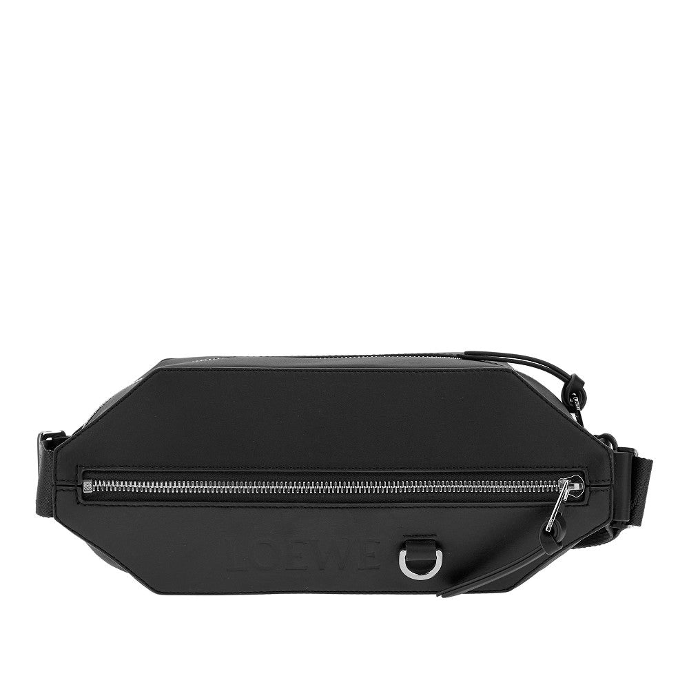 Convertible leather sling bag