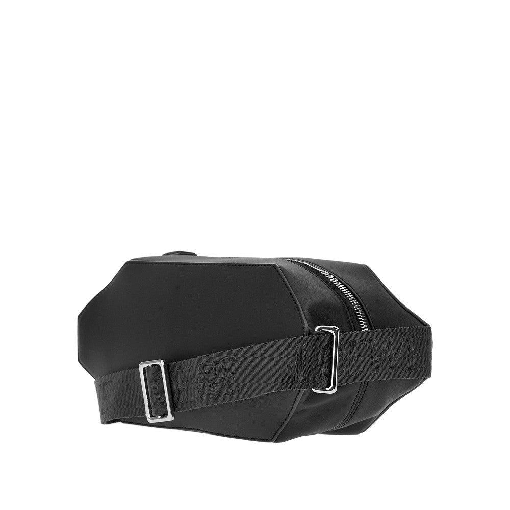 Convertible leather sling bag
