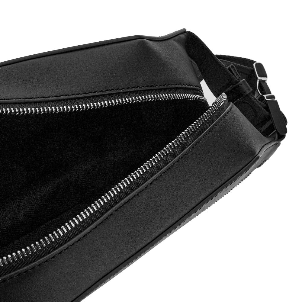 Convertible leather sling bag