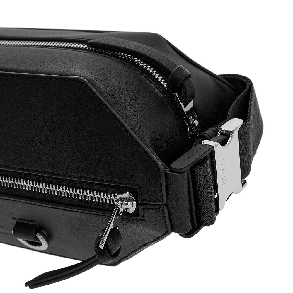 Convertible leather sling bag