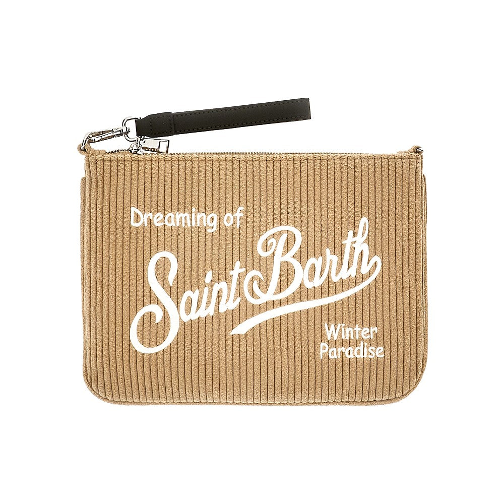 'Parisienne' corduroy pouch