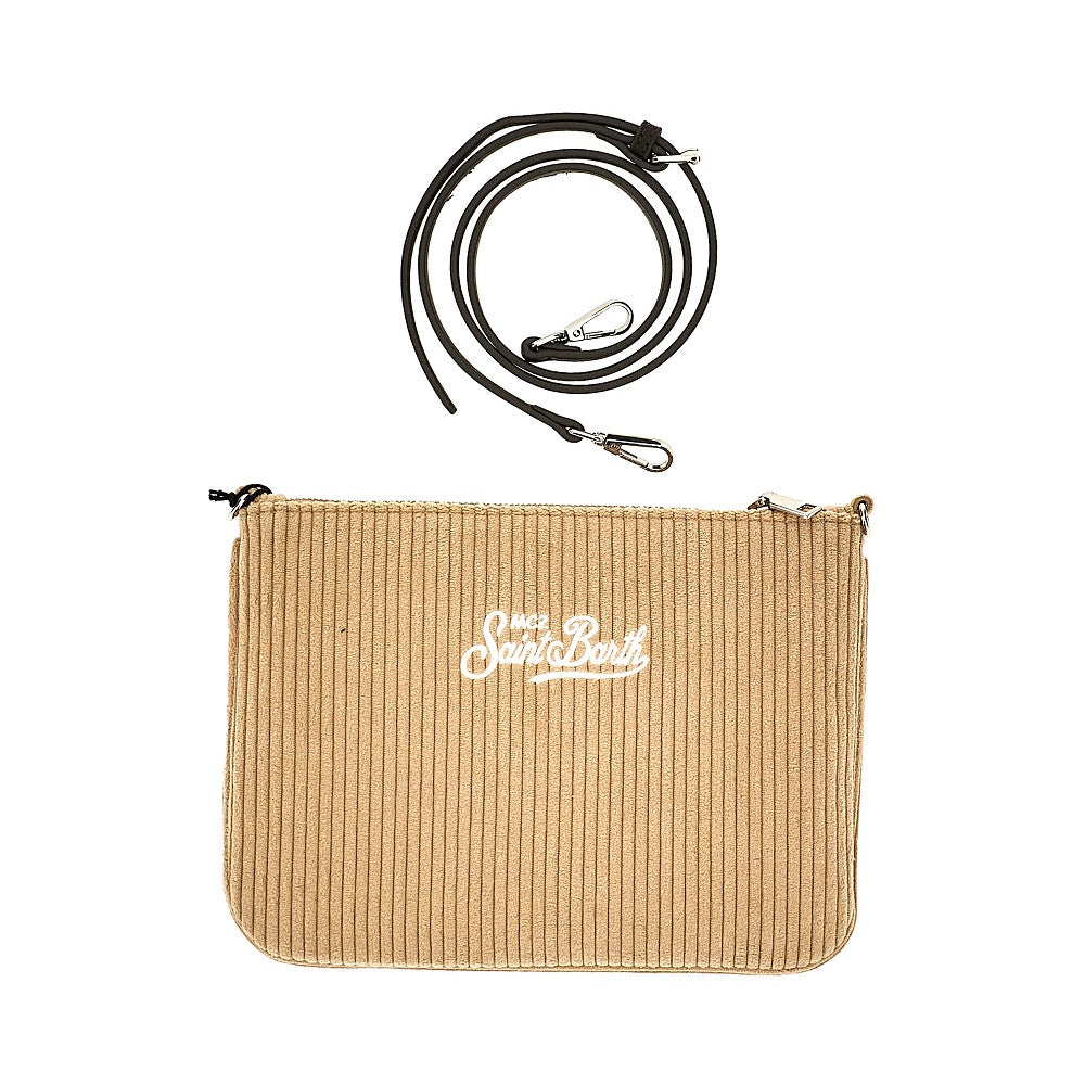 'Parisienne' corduroy pouch