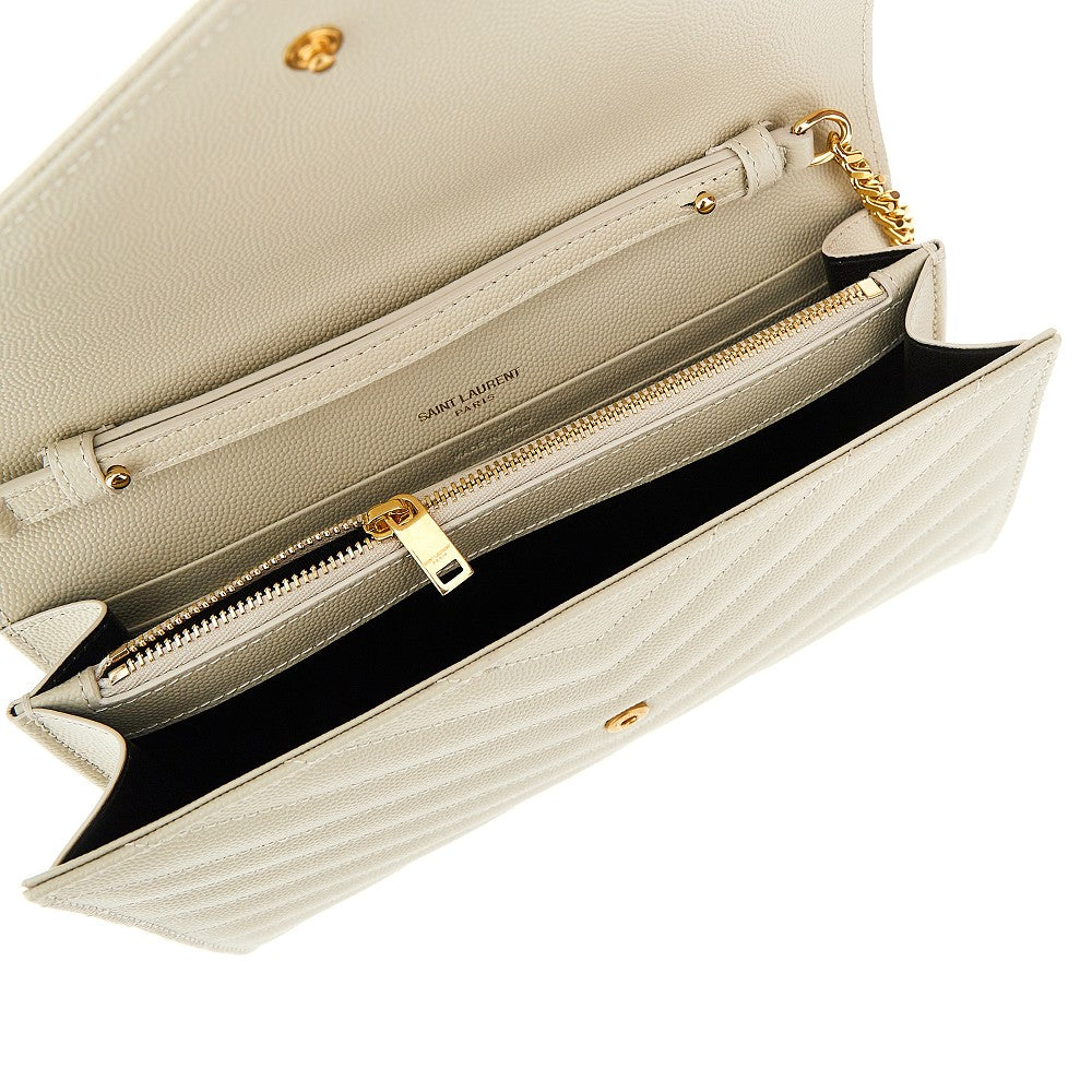 'Cassandre' leather wallet on chain