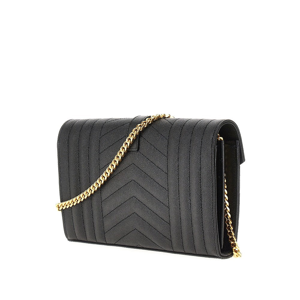 Clutch con catena e dettaglio Cassandre