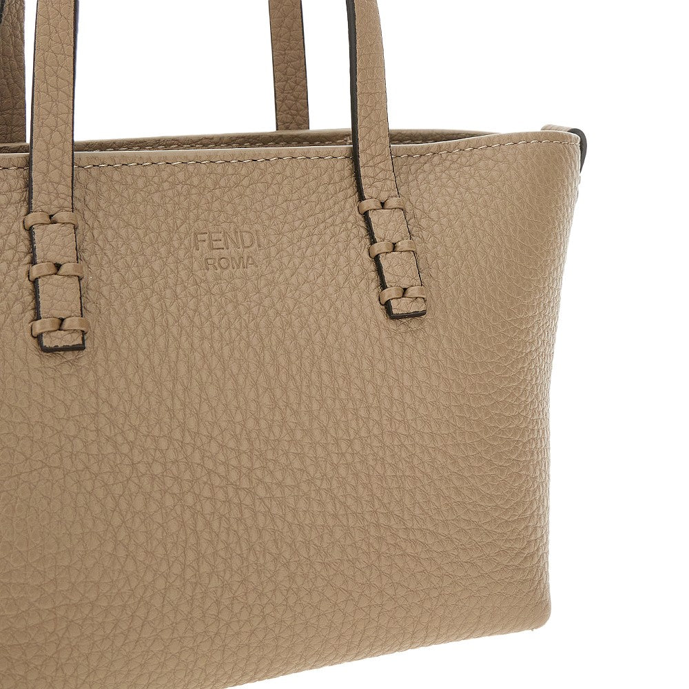 Mini shopping bag 'Roll' in pelle