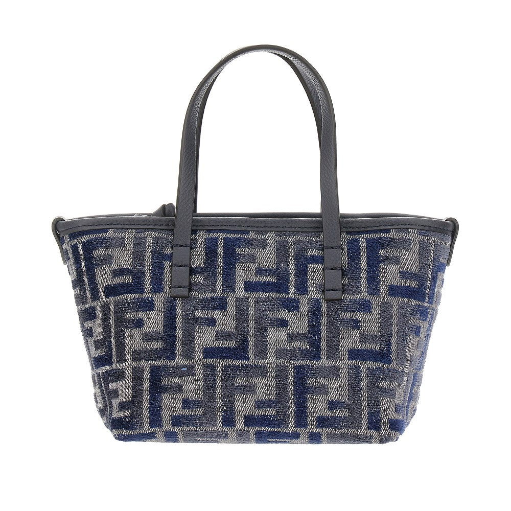 FF chenille mini 'Roll' shopping bag