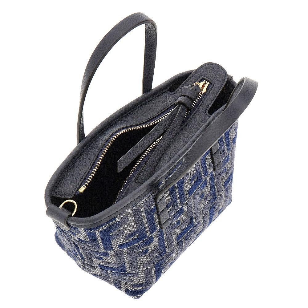 FF chenille mini 'Roll' shopping bag