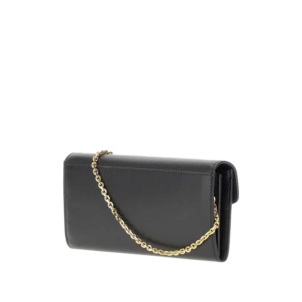 'FF Diamond' clutch wallet with chain