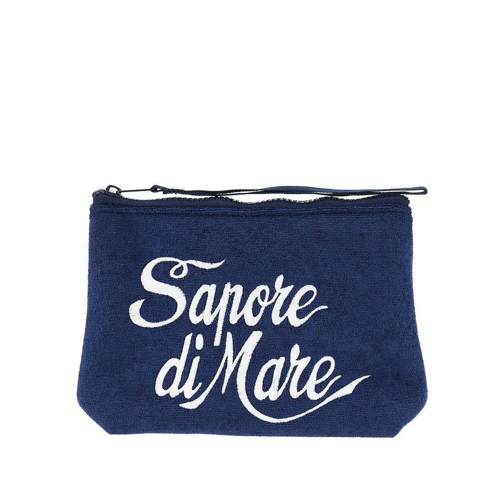 Pouch in spugna 'Aline' ricamo Sapore di Mare
