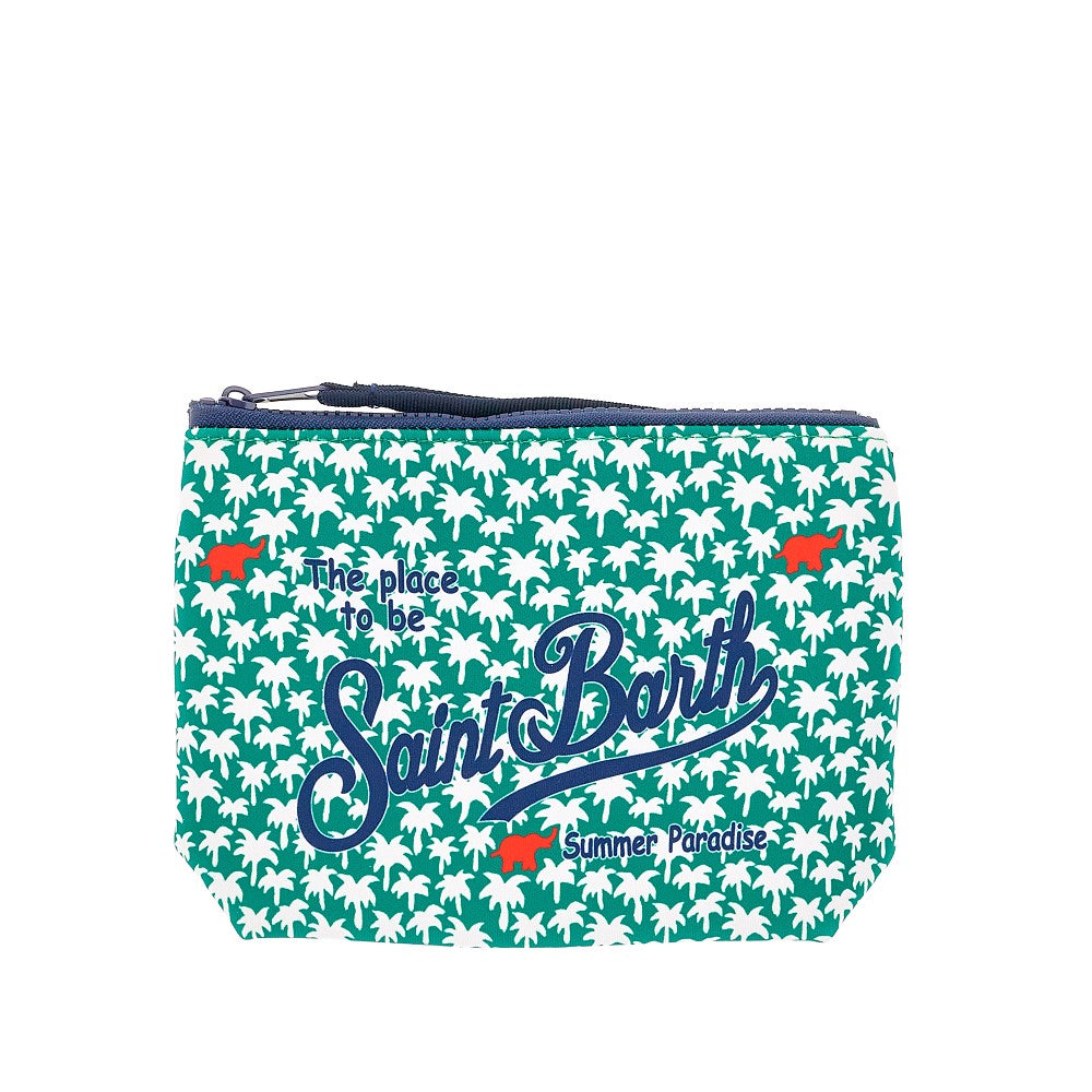 Pouch Aline con stampa Palm
