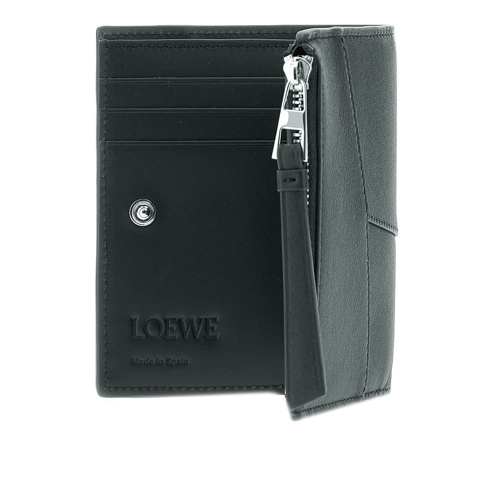 'Puzzle Edge' leather compact wallet