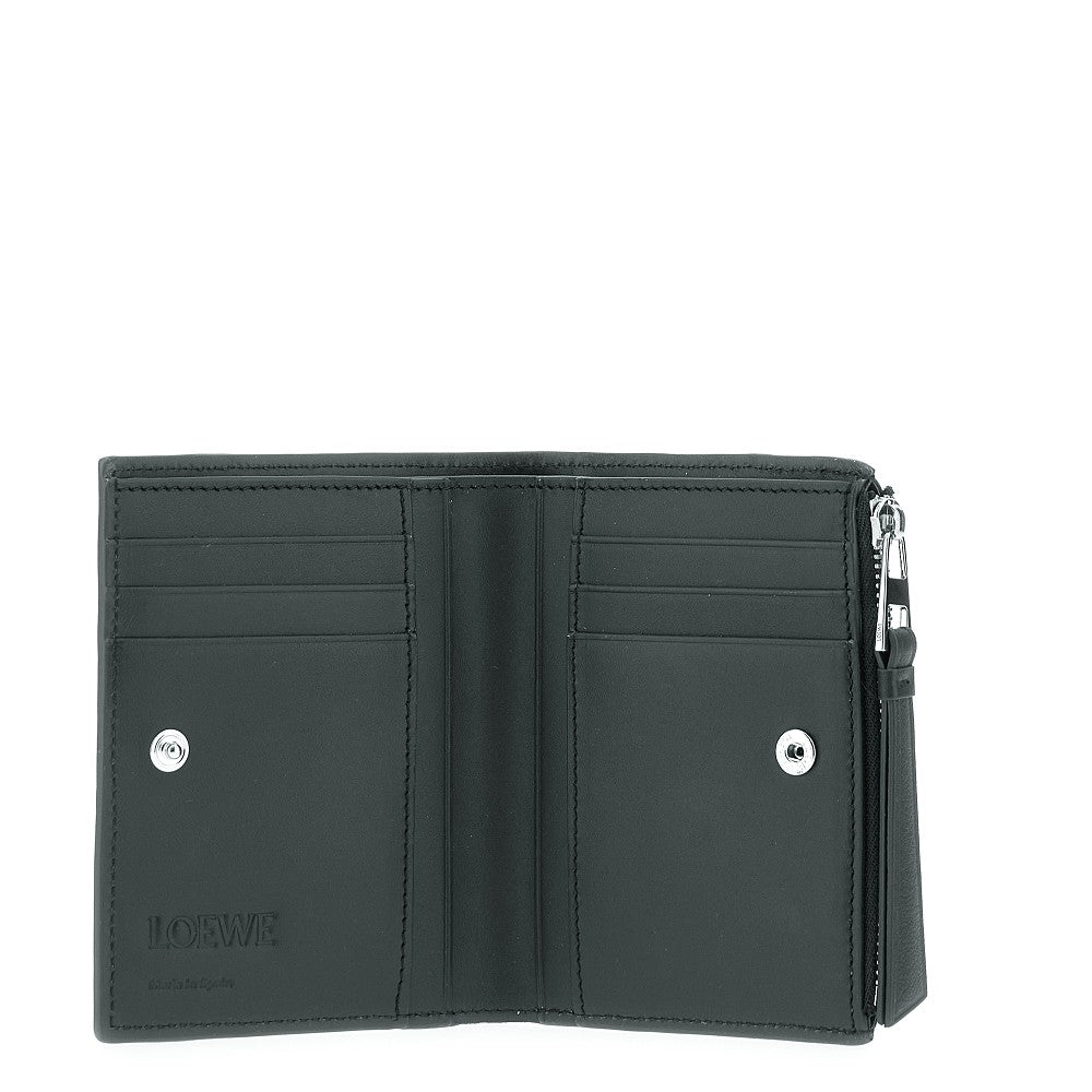 'Puzzle Edge' leather compact wallet