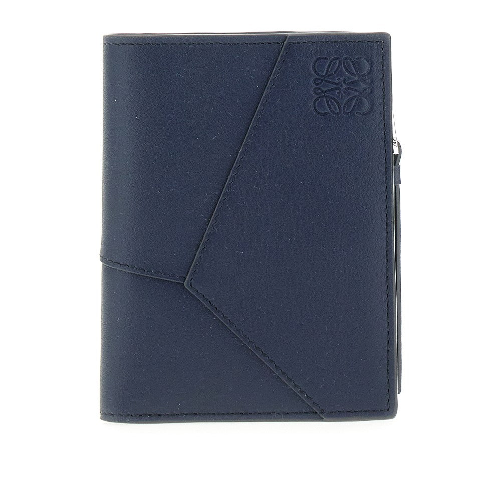 'Puzzle Edge' leather compact wallet